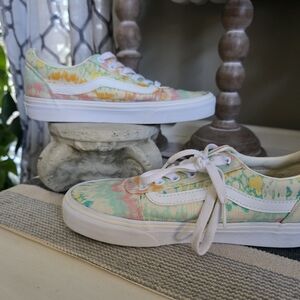 Vans Multicolor Tie-Dye Athletic Shoes